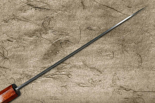 Sakai Takayuki 33-Layer VG10 Damascus Urushi Chefs Gyuto Knife 210mm with Japanese Lacquered Oak Handle SEIREN