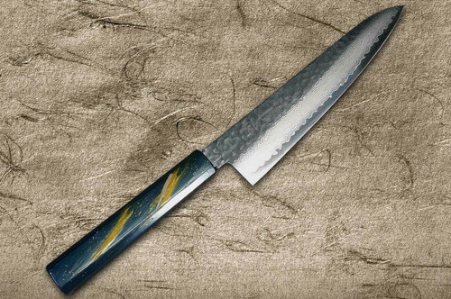 Sakai Takayuki VG10 33 Layer Damascus Gyuto Japanese Knife 210mm Keyaki (Japanese Elm) Handle