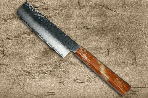 Sakai Takayuki 33-Layer VG10 Damascus Urushi Chefs NakiriVegetable 160mm with Japanese Lacquered Oak Handle SEIREN