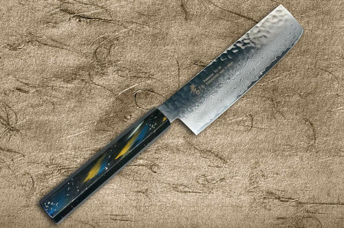 Sakai Takayuki 33-Layer VG10 Damascus Hammered WA Japanese Chef's Knife SET  (Gyuto210-Gyuto240-Slicer-Santoku-Nakiri-Honesuki180-Petty150-Steak  Petty-Kengata Gyuto-Kengata Santoku)