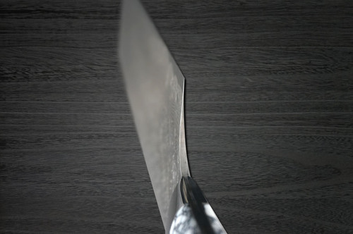 Takeshi Saji R2 Diamond Finish Damascus TCW Japanese Chefs NakiriVegetable 170mm with White Turquoise Handle