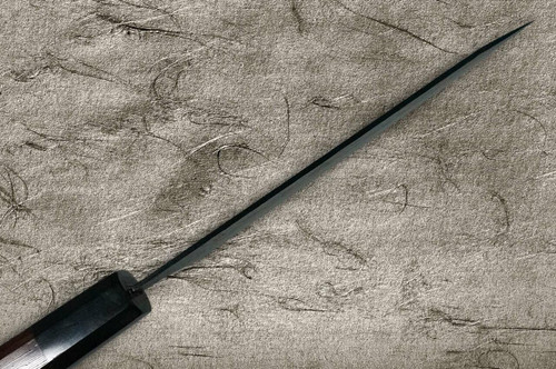 Sakai Takayuki Non-Stick Coating VG10 Hammered WA KUROKAGE Japanese Chefs Kengata-Santoku Knife 160mm with Wenge Handle