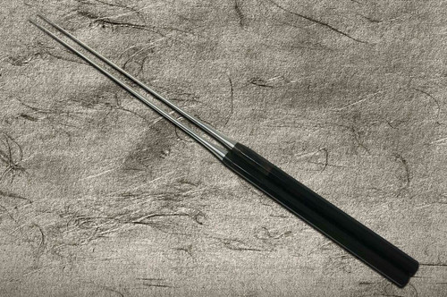 Stainless Cooking Chopsticks Japanese Chefs Moribashi 150mm with Ebony Handle