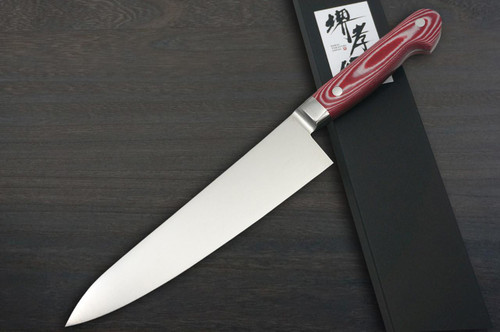 Sakai Takayuki Grand Chef (Micarta Handle) Japanese Chef's Gyuto Knife 210mm Red 