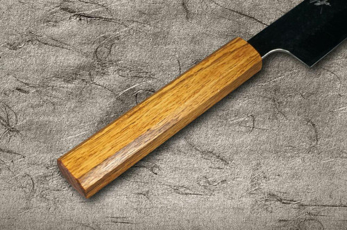 Yu Kurosaki R2SG2 Hammered SENKO WA OK8M Japanese Chefs SlicerSujihiki 240mm with Urushi Lacquered Oak Handle