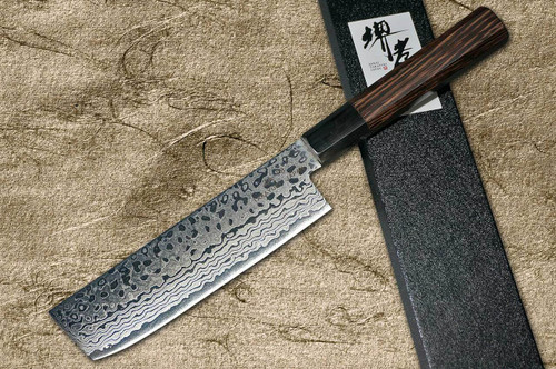 Sakai Takayuki GINGA ZA-18 69-Layer Damascus Japanese Chefs NakiriVegetable 165mm