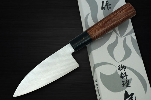Kanetsune KC-950 DSR-1K6 Stainless Hammered Japanese Chef's Mini Deba 105mm 