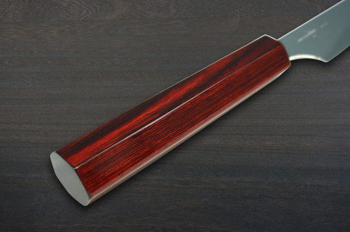 Kei Kobayashi R2 Special Finished CS Japanese Chefs Petty KnifeUtility 150mm with Red Lacquered Wood Handle