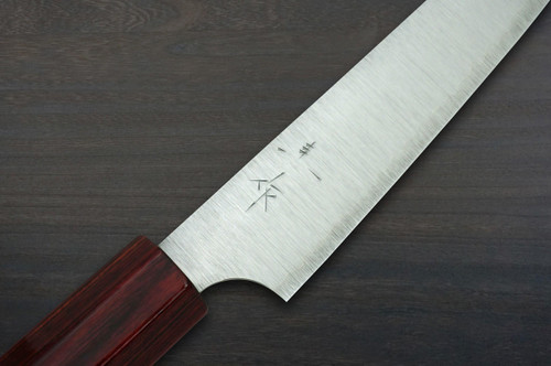 Kei Kobayashi R2 Special Finished CS Japanese Chefs Petty KnifeUtility 150mm with Red Lacquered Wood Handle