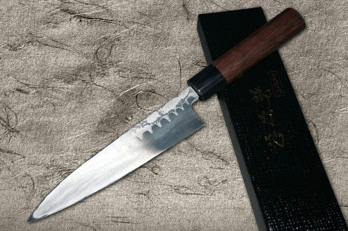 Takayuki Iwai Shirogami No.1 Damascus FUMON RS Japanese Chefs Mioroshi Deba 210mm