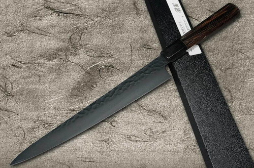Sakai Takayuki Non-Stick Coating VG10 Hammered WA KUROKAGE