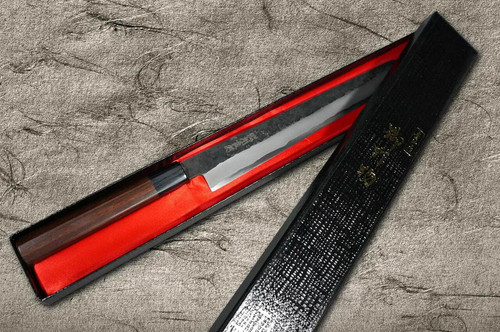 Takayuki Iwai Aogami No.2 Kurouchi RS Japanese Chefs Kiritsuke-YanagibaSashimi 300mm