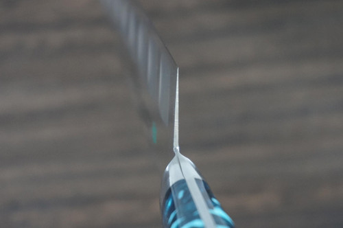 Sakai Takayuki Grand Chef SP-Type III Japanese Chefs Gyuto Knife 240mm Ocean-Blue Stabilized Hybrid Resin Handle