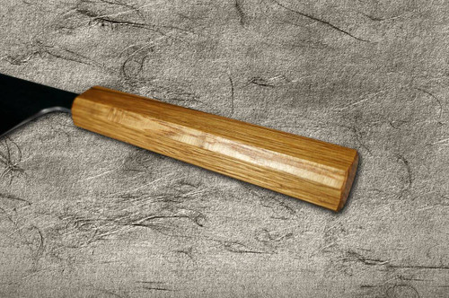 Yu Kurosaki R2SG2 Hammered SENKO WA OK8M Japanese Chefs NakiriVegetable 165mm with Urushi Lacquered Oak Handle