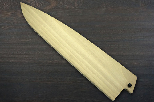 Magnolia Saya Sheath [with Ebony Pin] for 180mm Chef Knife(Gyuto) 