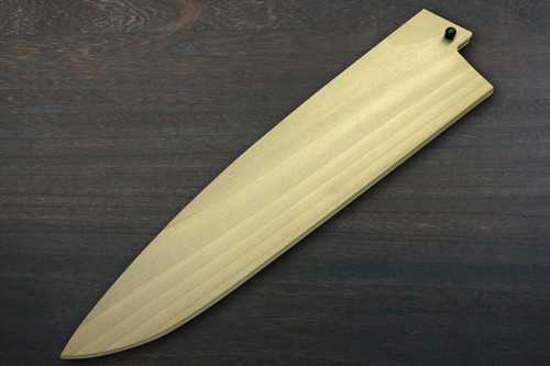 Magnolia Saya Sheath [with Ebony Pin] for 240mm Chef Knife(Gyuto) 