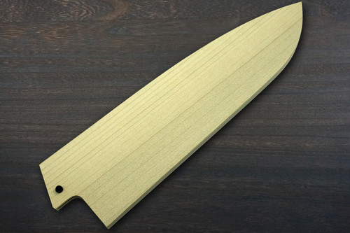 Magnolia Saya Sheath [with Ebony Pin] for 180mm Santoku Knife