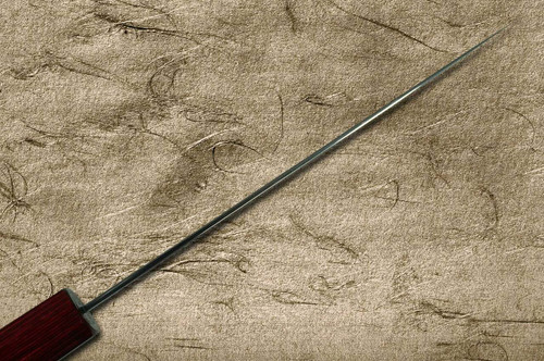 Kei Kobayashi R2 Special Finished RS8R Japanese Chefs Petty KnifeUtility 150mm with Red-Ring Octagonal Handle