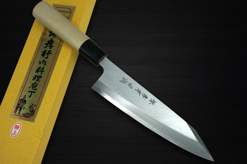 Sakai Takayuki Tokujyo Supreme White 2 steel Japanese Chefs Kiritsuke Deba 180mm