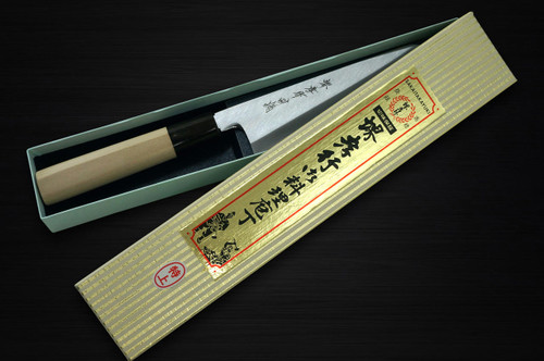 Sakai Takayuki Tokujyo Supreme White 2 steel Japanese Chefs Wa-HonesukiBoning 150mm