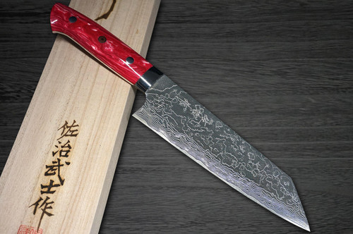【美品】波華　錫半造　錫製　屠蘇器　木製箱　松竹梅 佐治武士R2钻石表面处理Damascus TCR 日本厨师行头刀210毫米