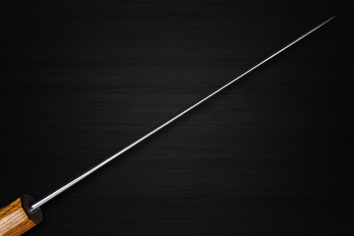 Yoshimi Kato Aogami Super Clad Kurouchi EJ8N Japanese Chef's Gyuto Knife 210mm with Urushi Lacquered Enju Handle 