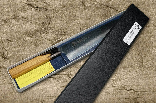 Sakai Takayuki 33-Layer VG10 Damascus Urushi Chefs Gyuto Knife 240mm with Japanese Lacquered Oak Handle KOKUSHIN