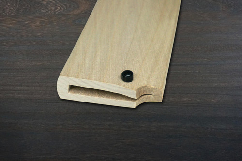 Magnolia Saya Sheath with Ebony Pin for 180mm Kiritsuke Deba
