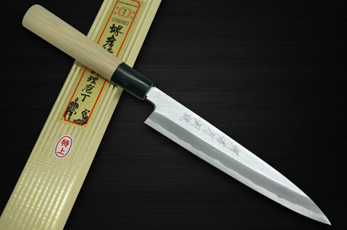 Sakai Takayuki Tokujyo Supreme White 2 steel Japanese Chefs Petty KnifeUtility 180mm KIWAMIULTIMATE