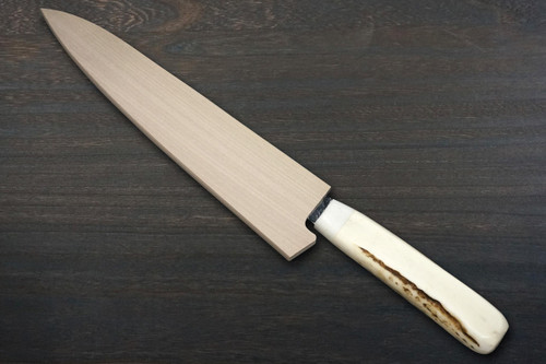 Sakai Takayuki 33-Layer VG10 Damascus DHW Japanese Chefs Petty KnifeUtility 150mm with White Antler Handle