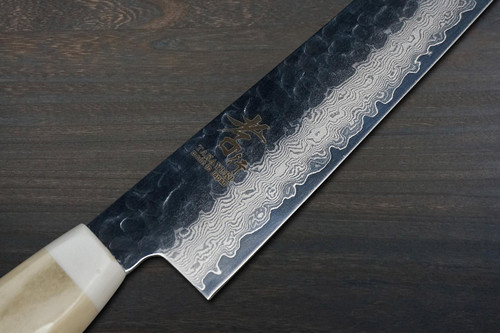 Sakai Takayuki 33-Layer VG10 Damascus DHW Japanese Chefs Petty KnifeUtility 150mm with White Antler Handle