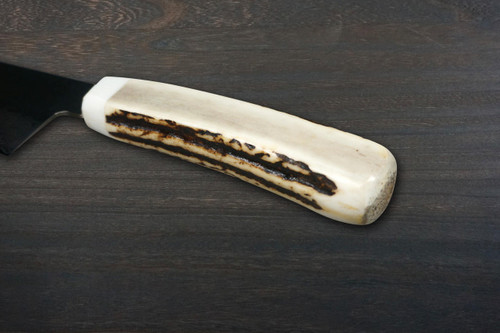Sakai Takayuki 33-Layer VG10 Damascus DHW Japanese Chefs Santoku Knife 180mm with White Antler Handle