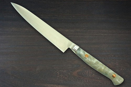 Sakai Takayuki Grand Chef SP-Type III Japanese Chefs Petty KnifeUtility 150mm Pearl-White Stabilized Hybrid Resin Handle