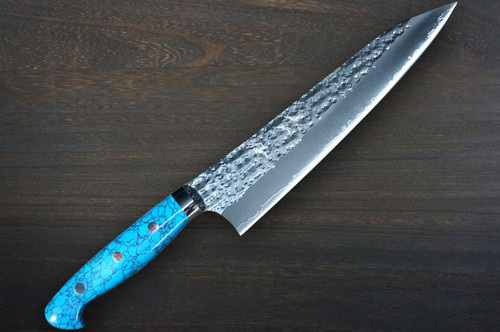 Yu Kurosaki R2(SG2) Hammered SENKO-EI Custom TCA Japanese Chef's