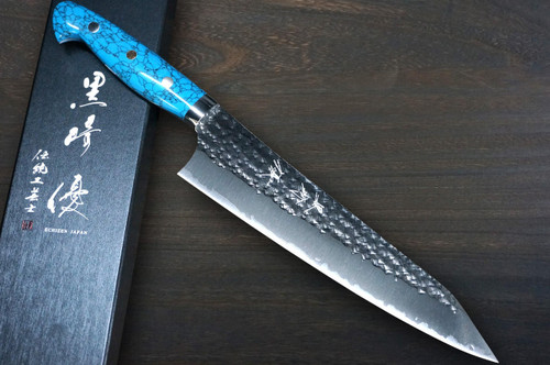 Yu Kurosaki R2(SG2) Hammered SENKO-EI Custom TCA Japanese Chef's