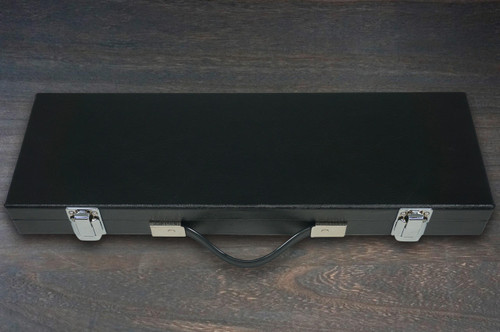 Sakai Takayuki 33-Layer VG10 Damascus Hammered Japanese Chefs Knife SET in Gift Box Kengata-Gyuto 190mm - Slicer 240mm - Petty 150mm - Attache Case