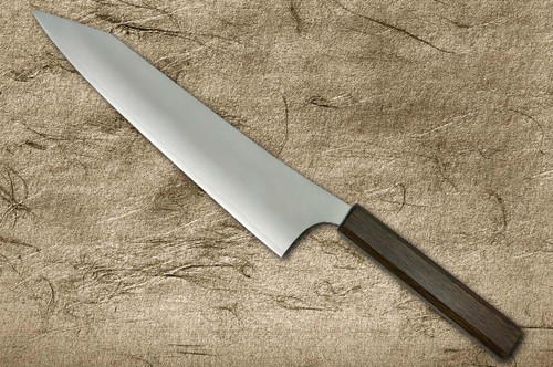 黑崎裕HAP40 月光WA OK8M 日本厨师的牛刀240mm 带漆橡木手柄| 日本刀