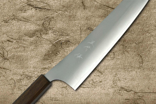 黑崎裕HAP40 月光WA OK8M 日本厨师的牛刀240mm 带漆橡木手柄| 日本刀