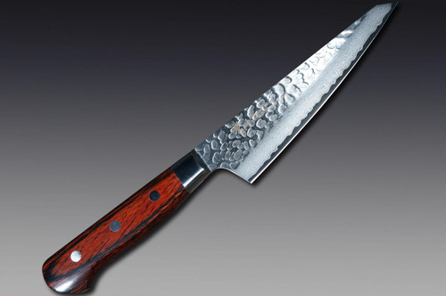 Sakai Takayuki 33-Layer VG10 Damascus Hammered Japanese Chefs HonesukiBoning 150mm