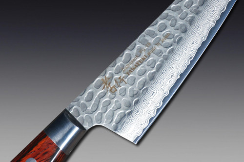 Sakai Takayuki 33-Layer VG10 Damascus Hammered Japanese Chefs HonesukiBoning 180mm