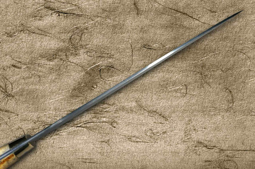 Takeshi Saji VG10 Black Damascus DHM Japanese Chefs Gyuto Knife 180mm with Brown Antler Handle