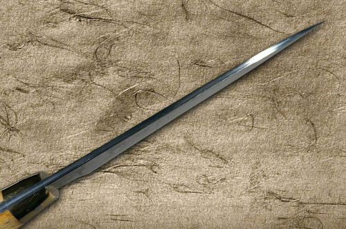 Takeshi Saji VG10 Black Damascus DHM Japanese Chefs Petty KnifeUtility 90mm with Brown Antler Handle