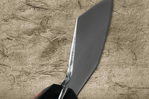 Shigeki Tanaka Ginsan Silver 3 Stainless Steel Japanese Chefs Hakata Knife 180mm with Ebony Handle