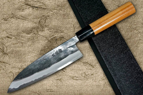 Japanese Salmon cutting knife [Kurouchi], Deba Knife, Japanese Knives