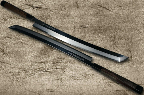 Sakai Takayuki ZANGETSU Ginsan Japanese Chef's Mirrored Sakimaru