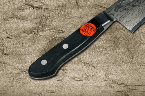 Shigeki Tanaka 33-Layer VG10 Damascus KYOKKO Japanese Chefs Kengata-Gyuto Knife 180mm