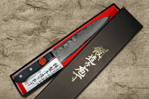 Shigeki Tanaka 33-Layer VG10 Damascus KYOKKO Japanese Chefs Gyuto Knife 210mm