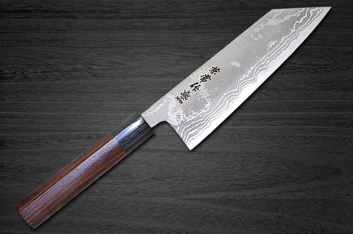 Kanetsune KC-460 Aogami No.2 Damascus Japanese Chefs Bunka Knife 170mm