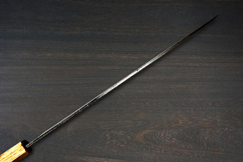 Sakai Takayuki Homura Guren Aogami 2 steel Japanese Chefs YanagibaSashimi 300mm with Urushi Lacquered Oak Handle