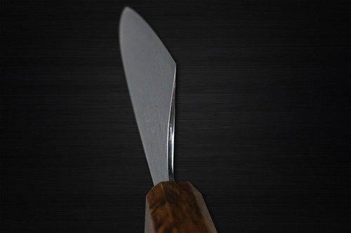 Yu Kurosaki R2SG2 Hammered SENKO-EI WA OK8B Japanese Chefs Gyuto Knife 210mm with Urushi Lacquered Oak Handle